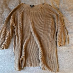 Babaton slouchy knit sweater linen and silk